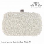 Luxury crystal evening bag
